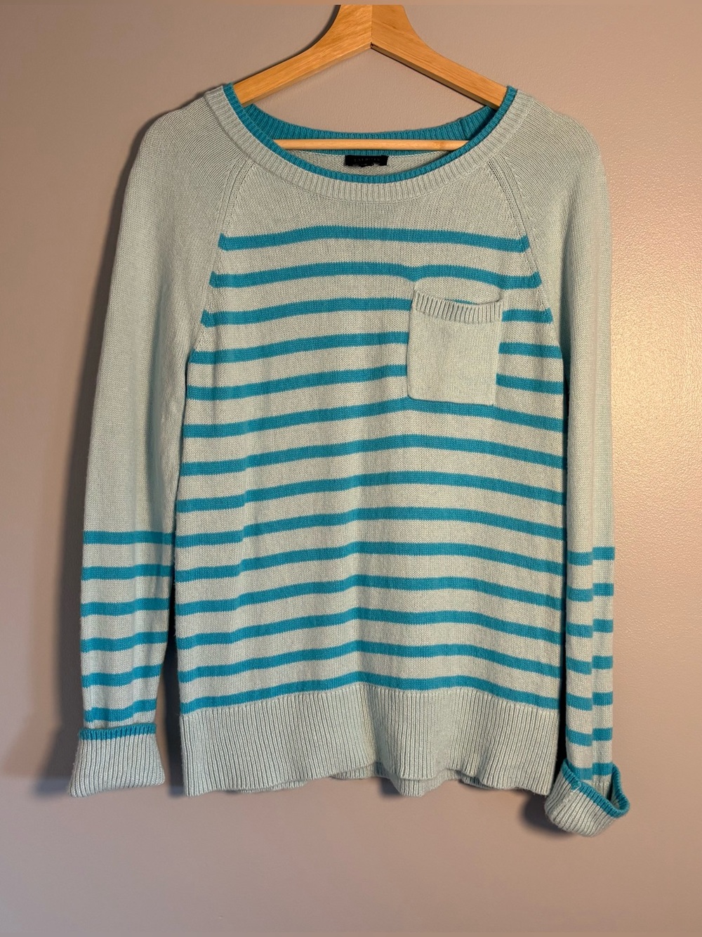 Talbots Striped Knit Sweater size Medium